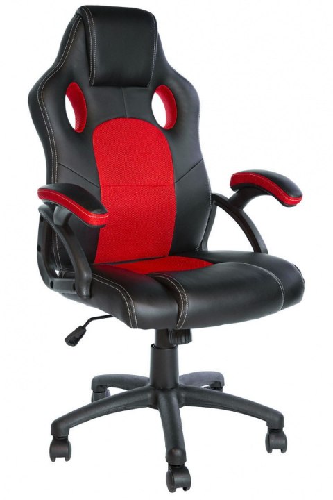Fotel obrotowy do biurka CARRERA L RED PU II GATUNEK