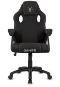 Fotel obrotowy do biurka CARRERA M BLACK FABRIC