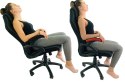 Fotel obrotowy do biurka CARRERA M GRAPHITE PU II GATUNEK