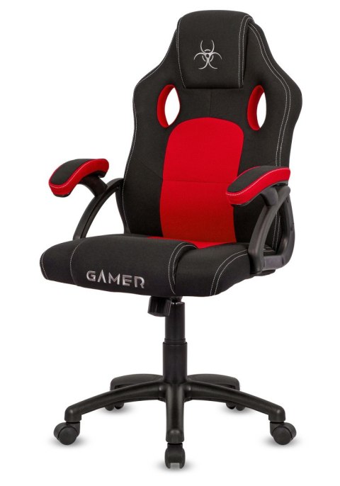 Fotel obrotowy do biurka CARRERA M RED FABRIC
