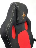 Fotel obrotowy do biurka CARRERA M RED FABRIC