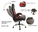 Fotel obrotowy do biurka CARRERA M WHITE FABRIC