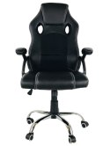 Fotel obrotowy do biurka CARRERA PRO BLACK