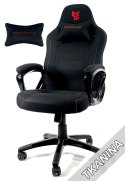 Fotel obrotowy do biurka HELLCAT SPC BLACK FABRIC