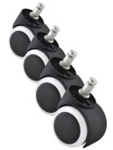 Fotel obrotowy do biurka MARIO ALCANTARA BLACK + PINK