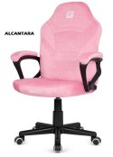 Fotel obrotowy do biurka MARIO ALCANTARA CANDY PINK