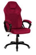 Fotel obrotowy do biurka SPIDER BURGUNDY ALCANTARA