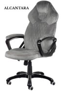 Fotel obrotowy do biurka SPIDER GREY ALCANTARA