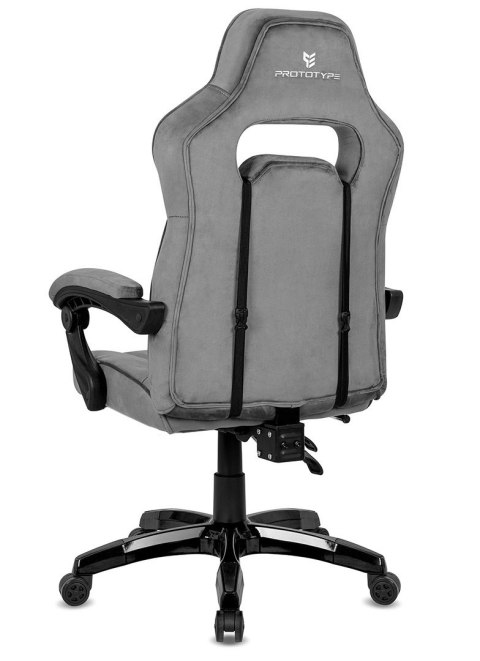 Fotel obrotowy do biurka TITAN GREY ALCANTARA BASIC