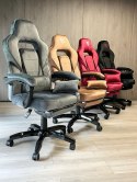 Fotel obrotowy do biurka TITAN GREY ALCANTARA PRO OUTLET
