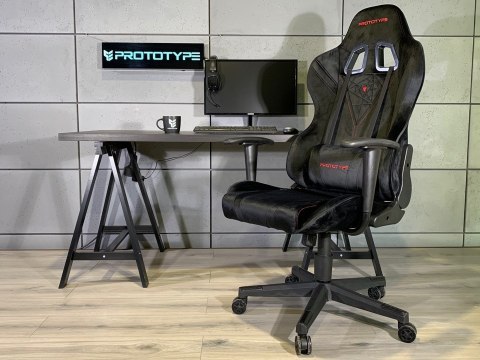 Fotel obrotowy gamingowy DIAVEL ALCANTARA PRO-XL