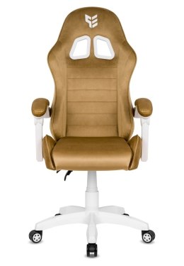 Fotel obrotowy gamingowy ENZO XL BEIGE ALCANTARA ICE