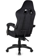 Fotel obrotowy gamingowy ENZO XL BLACK ALCANTARA