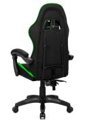 Fotel obrotowy gamingowy ENZO XL GREEN FABRIC OUTLET