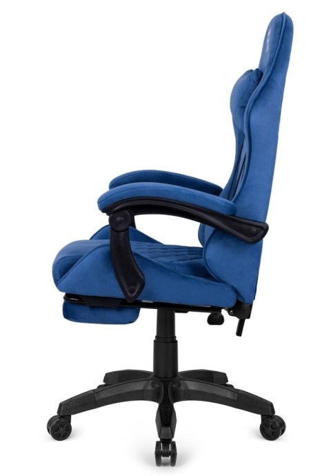 Fotel obrotowy gamingowy XL POKER PRO BLUE ALCANTARA