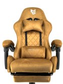 Fotel obrotowy gamingowy XL POKER PRO SAND ALCANTARA