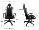 Fotel obrotowy gamingowy WARRIOR RED PRO-XL II GATUNEK