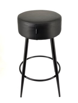 Krzesło barowe ASTI BLACK PU hoker BAR II GATUNEK