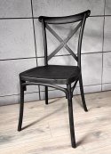 Krzesło klasyczne PIANO BLACK