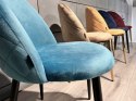 Krzesło obrotowe GLORIA OFFICE SEA BLUE VELVET