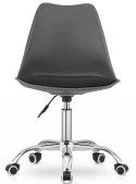 Krzesło obrotowe MONZA OFFICE GREY + BLACK FABRIC II