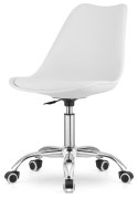 Krzesło obrotowe MONZA OFFICE WHITE PU