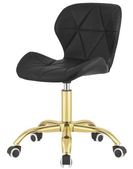 Krzesło obrotowe VASTO OFFICE PU BLACK GOLD