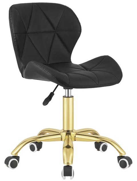 Krzesło obrotowe VASTO OFFICE PU BLACK GOLD