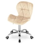 Krzesło obrotowe VASTO OFFICE VELVET BEIGE