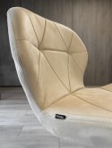 Krzesło obrotowe VASTO OFFICE VELVET BEIGE