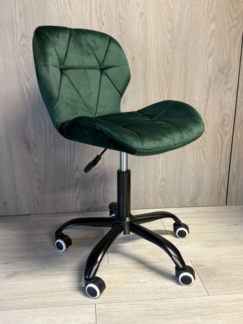 Krzesło obrotowe VASTO OFFICE VELVET FOREST GREEN SMOKE