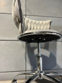 Krzesło obrotowe warkocz TRECCIA OFFICE GREY VELVET OUTLET