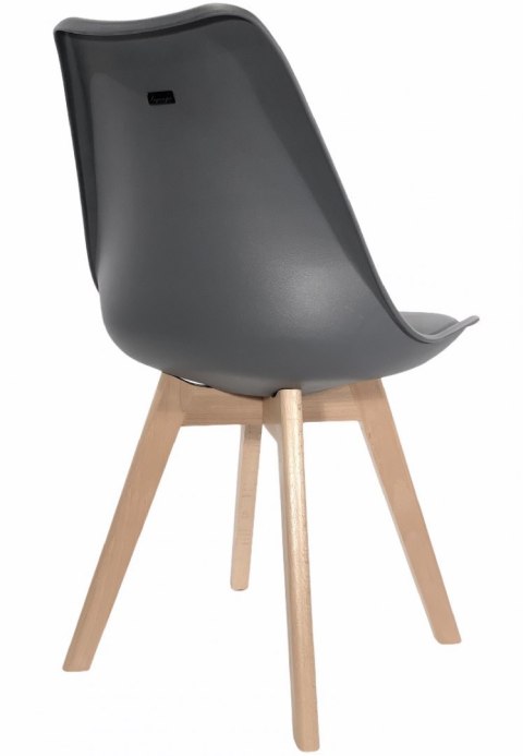 Krzesło skandynawskie MONZA DARK GREY II GATUNEK