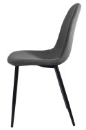 Krzesło tapicerowane GIULIA FABRIC LIGHT GREY