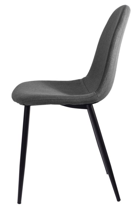 Krzesło tapicerowane GIULIA FABRIC LIGHT GREY