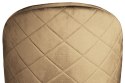 Krzesło tapicerowane GLORIA SAND VELVET GOLD