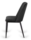 Krzesło tapicerowane GOTI BLACK VELVET II GATUNEK