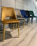 Krzesło tapicerowane GOTI TRUFLE VELVET GOLD II GATUNEK