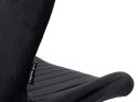 Krzesło tapicerowane MONTI VELVET BLACK II GATUNEK