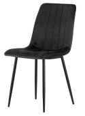 Krzesło tapicerowane OREO SQ VELVET BLACK