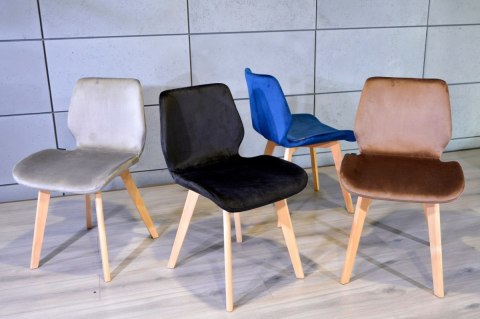 Krzesło tapicerowane SOPHIA VELVET BLUE II gatunek