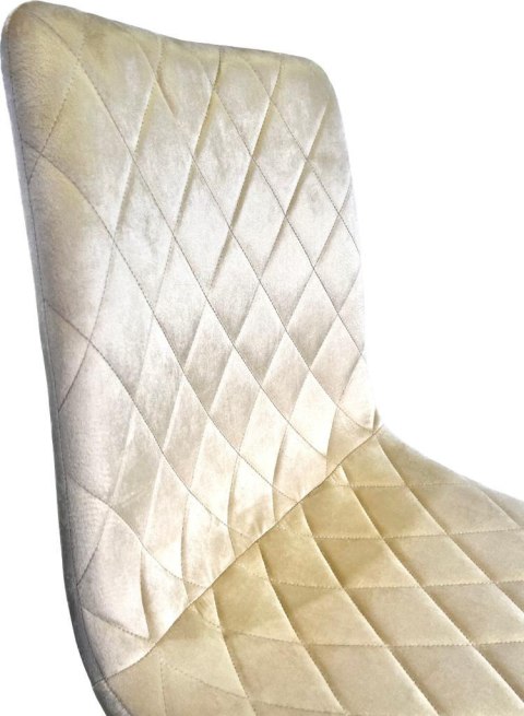 Krzesło tapicerowane SORANO VELVET CREAM II GATUNEK