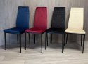 Krzesło tapicerowane VALVA CARO VELVET BURGUNDY