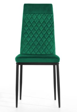 Krzesło tapicerowane VALVA CARO VELVET GREEN