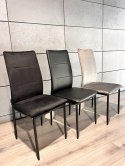 Krzesło tapicerowane VALVA DUO BLACK VELVET II GATUNEK