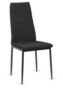 Krzesło tapicerowane VALVA LINE FABRIC BLACK