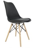 Krzesło TOSCANA BLACK PU