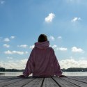Bluzair Bluza Koc Oversize z Kapturem Polska Róż