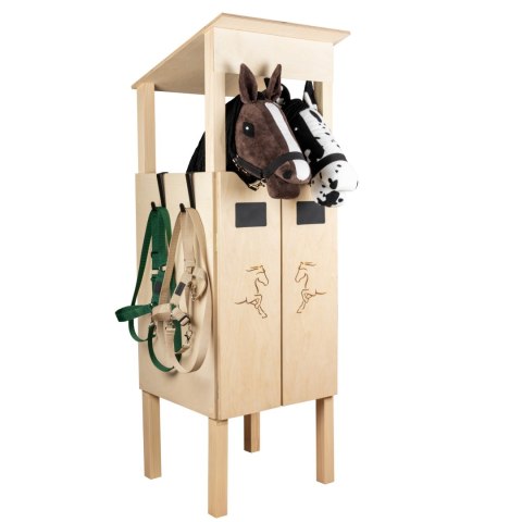 Skippi Stajnia dla Hobby Horse - podwójna, drewniana, polska produkcja