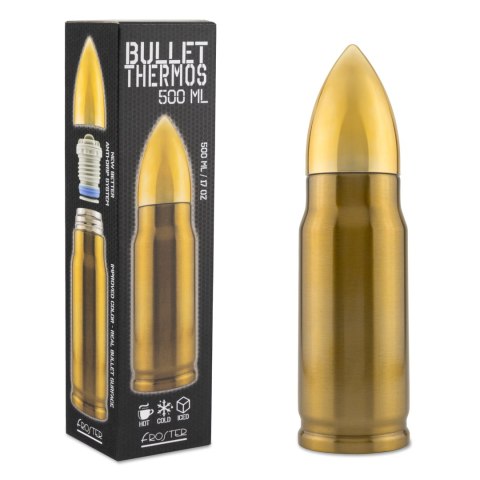 Termos Pocisk 500 ml - prezent dla niego - dla ojca - dla fana militariów